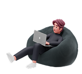 Sitting man